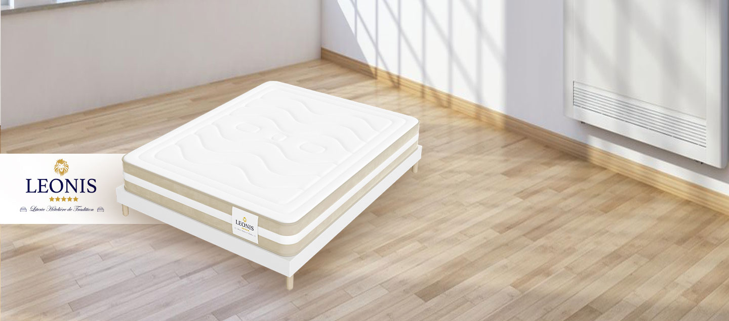 Matelas Gamma avec mousse à mémoire de forme - épaisseur 30cm - LEONIS