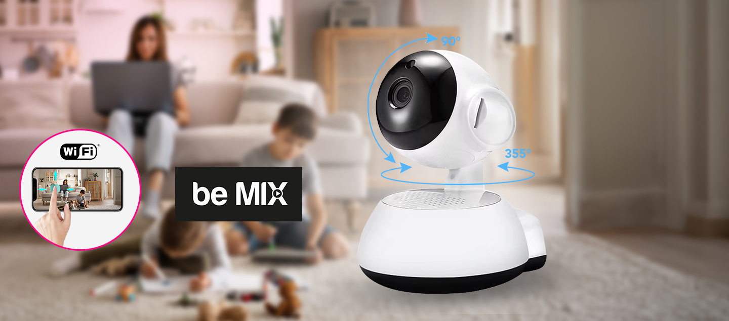 Camera de surveillance connectée multifonction 360°