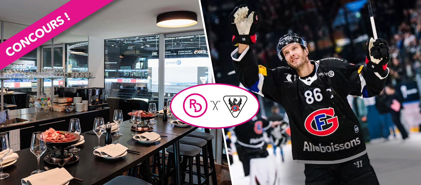 12 entrées VIP en Loge Fribourg-Gottéron VS HC Davos (5 octobre 2024) à gagner d'une valeur de CHF 4'800.-