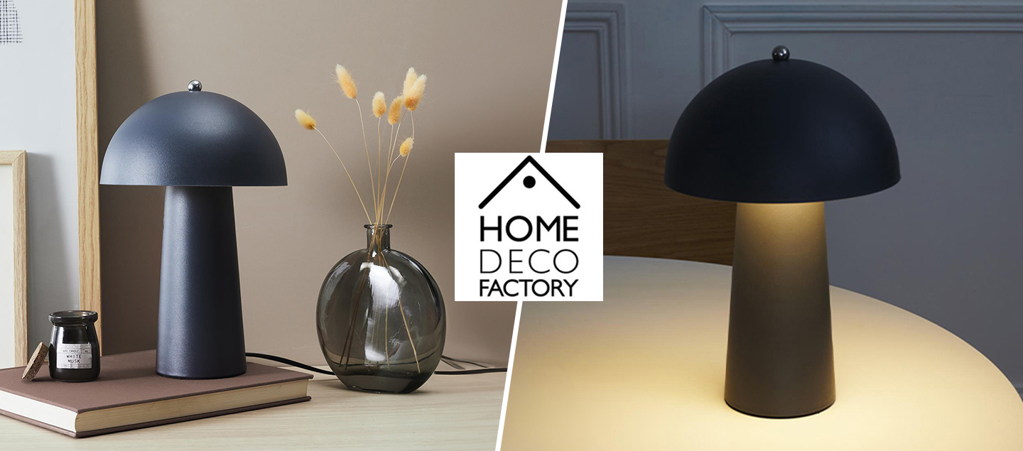 Lampe de table Champignon HOME DECO FACTORY