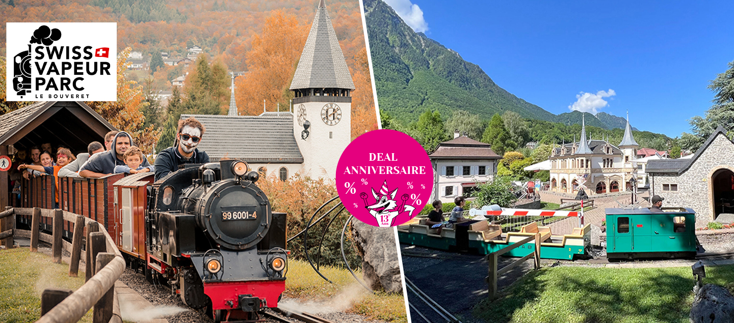 1 Entrée au Swiss Vapeur Parc (Spécial Halloween du 11 au 18 octobre 2024)