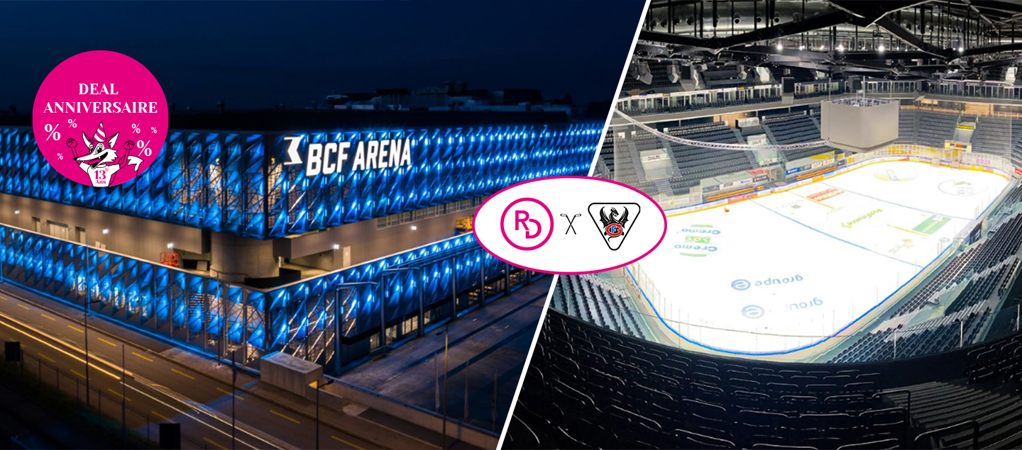 FGxRD - 1 accès pour un match Realdeals.ch sur une terrasse privée à la BCF Arena avec Repas inclus