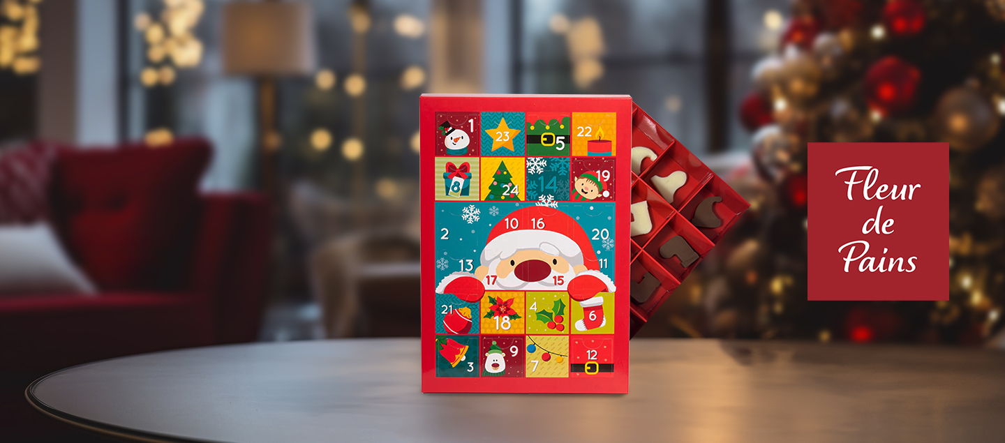Calendrier de l'Avent chocolats FLEUR DE PAINS