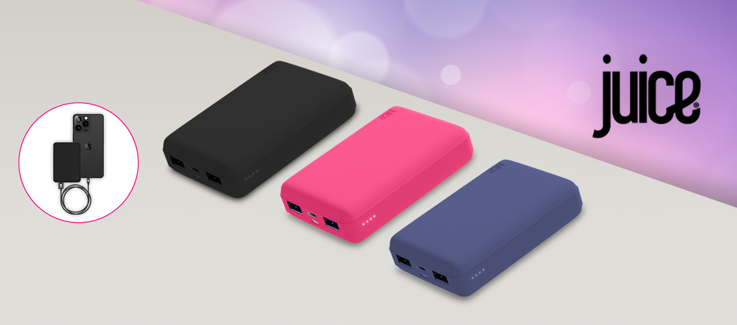 Batterie portable 10'000 mAh avec charge rapide JUICE