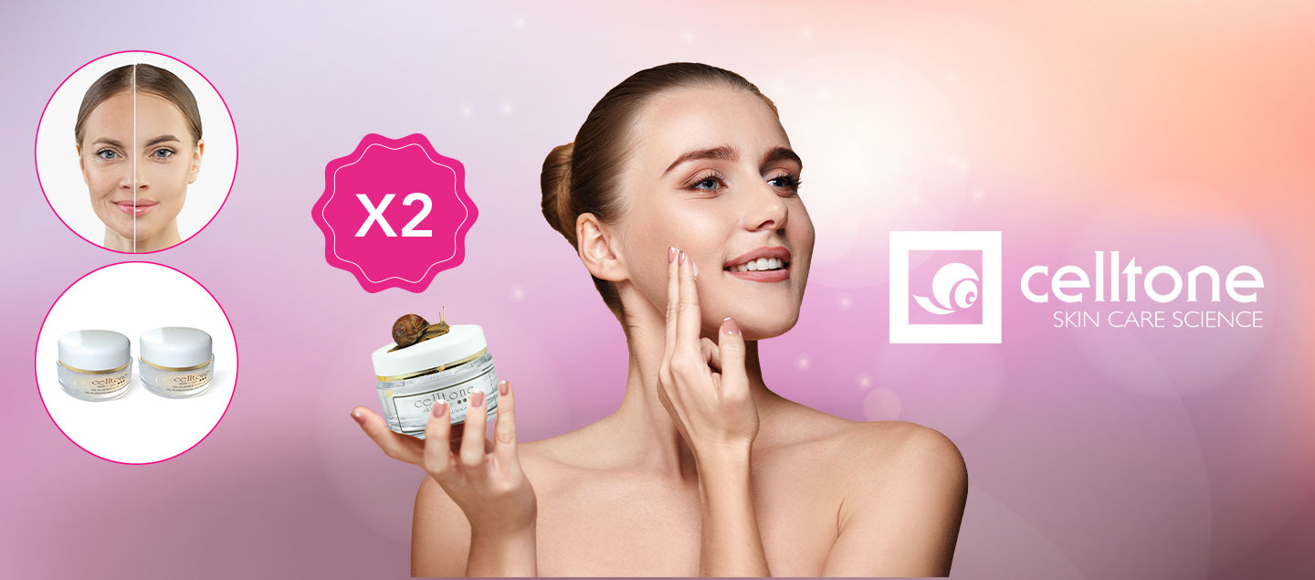 Set de 2 crèmes à l'escargot (remède miracle pour votre visage)