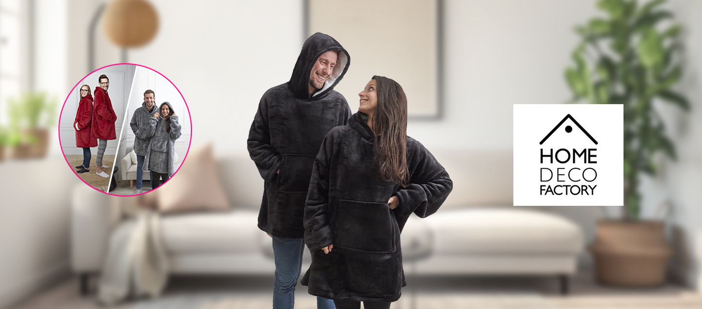 Sweat plaid ultra-doux et confortable