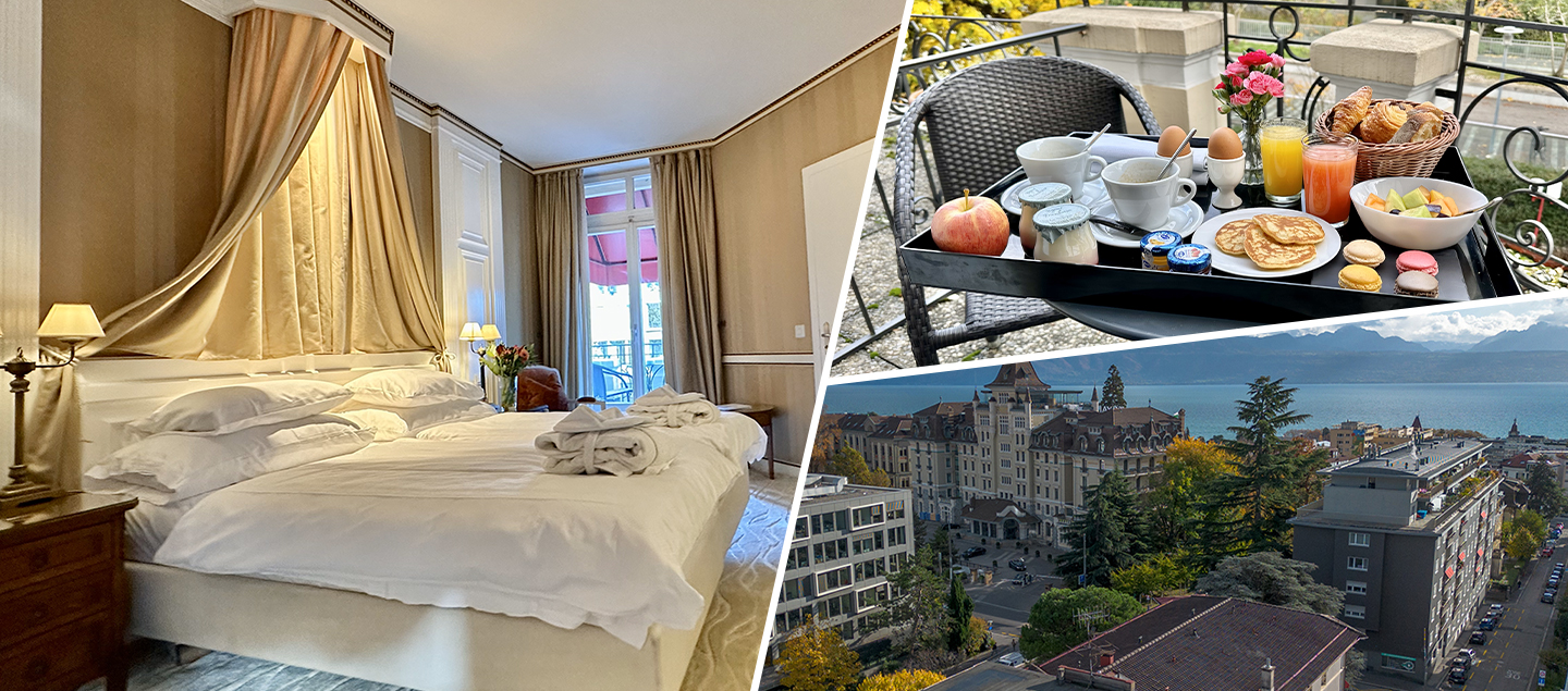 Séjour au Carlton Lausanne Boutique Hôtel**** avec Verre de bienvenue et Petit-déjeuner pour 2 personnes