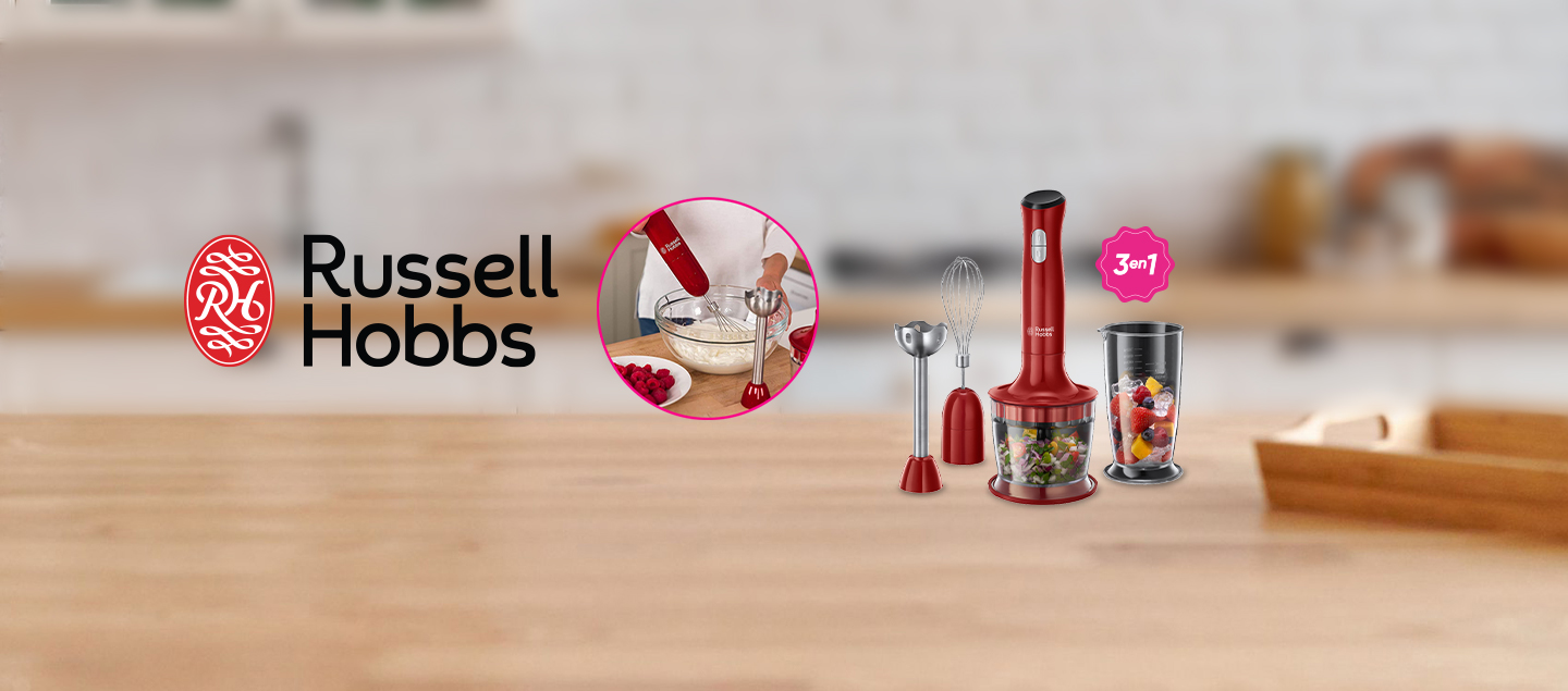 Mixeur plongeant 3en1 RUSSELL HOBBS