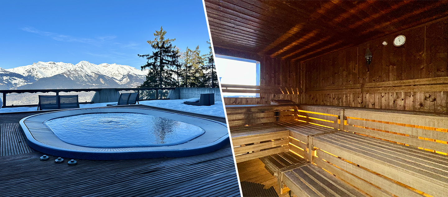 Journée détente au Chalet Royal*** à Veysonnaz avec accès à l'espace Wellness, Menu 3 plats et Verre de bienvenue pour 2 personnes