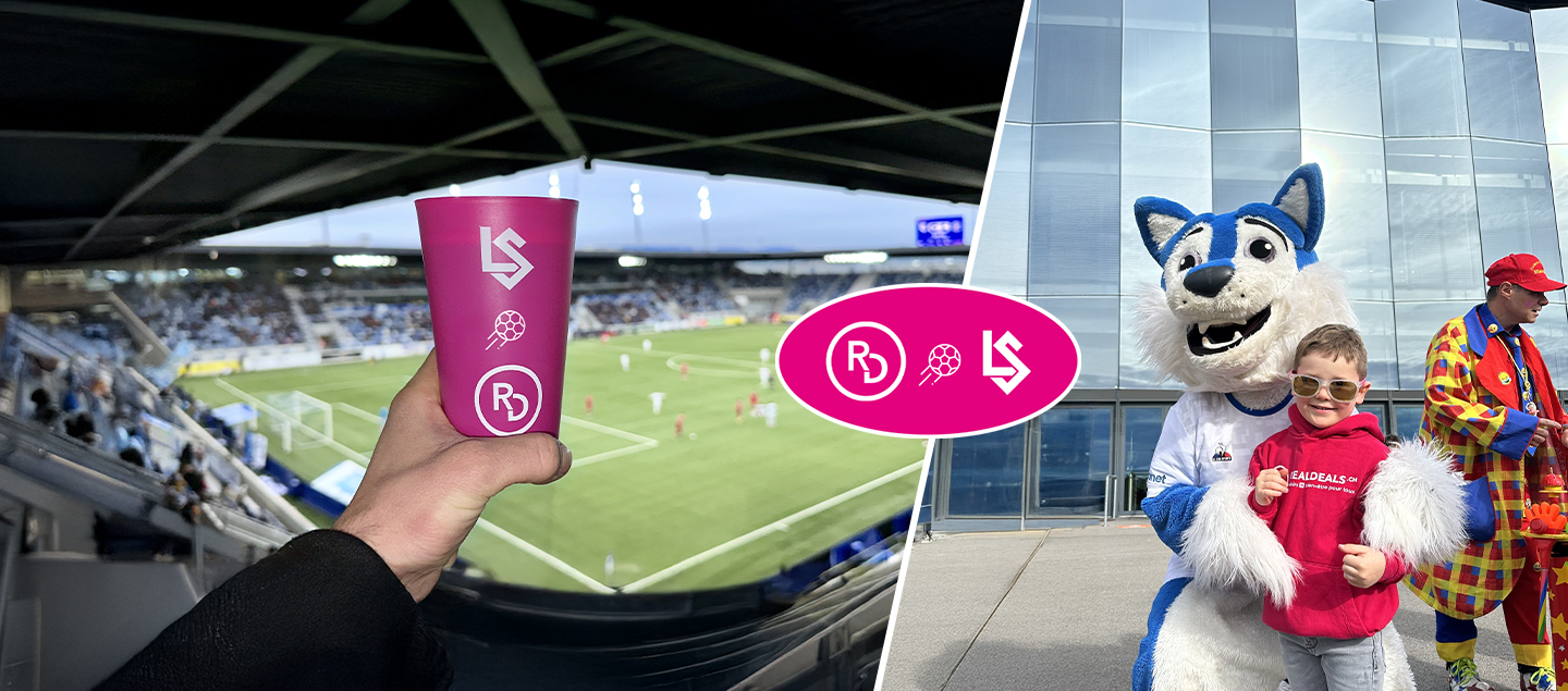 1 accès à La Tribune Realdeals.ch privée pour un match du LS au choix (FC Winterthur, FC Zürich, FC St-Gall, BSC Young Boys, FC Bâle 1893)