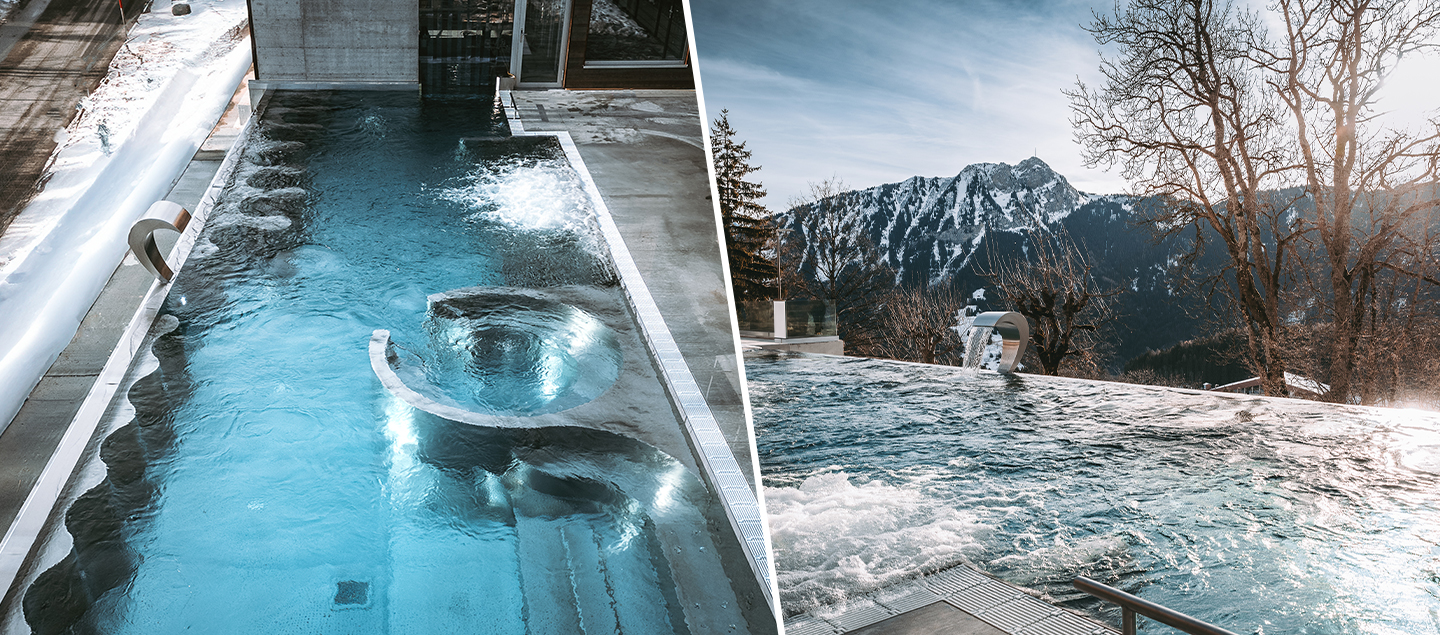 1 Entrée aux Bains de l’Hôtel Central Résidence & Spa à Leysin