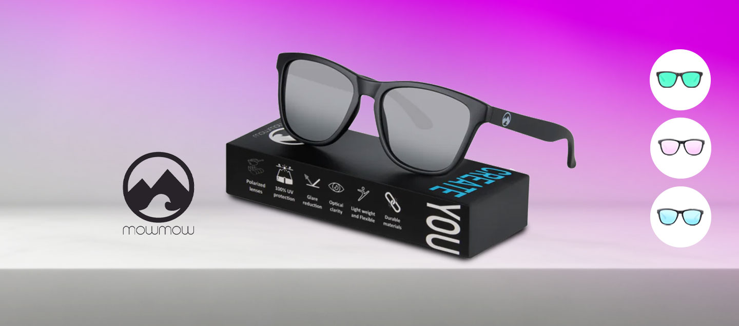 Lunette de soleil polarisé avec protection UV 100% MOWMOW - Livraison offerte