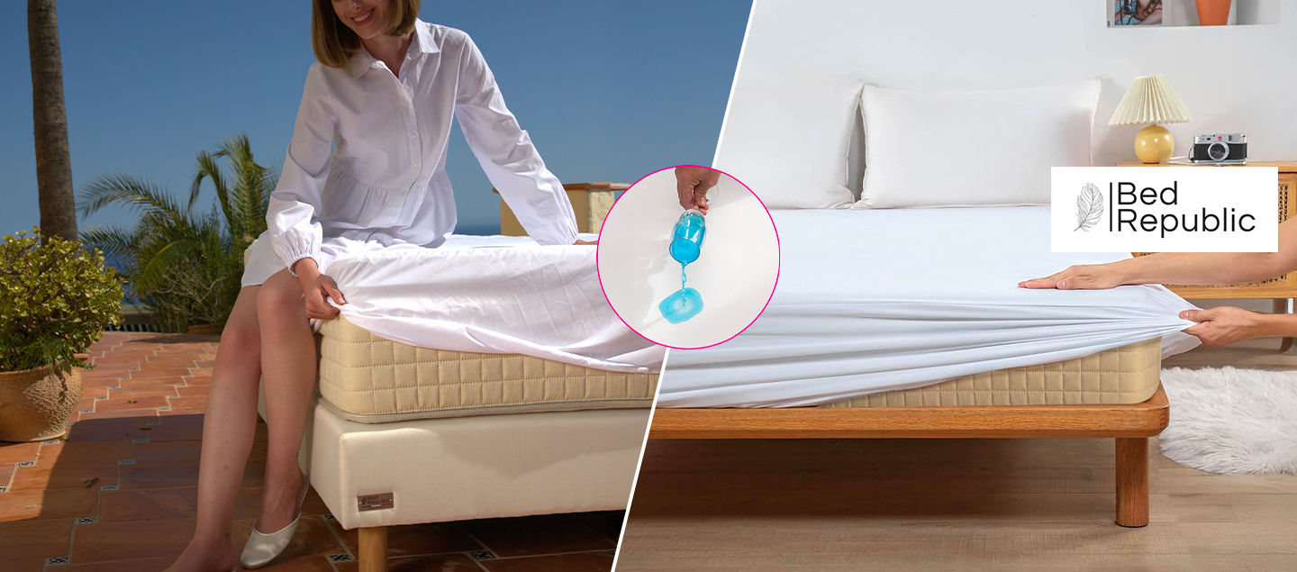 Protège matelas biologique fabriqué avec 100% de fibres de coton