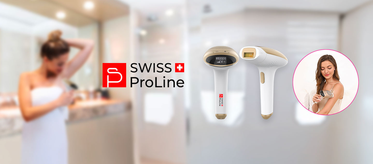 Épilateur professionnel IPL puissant à lumière pulsée Swiss ProLine
