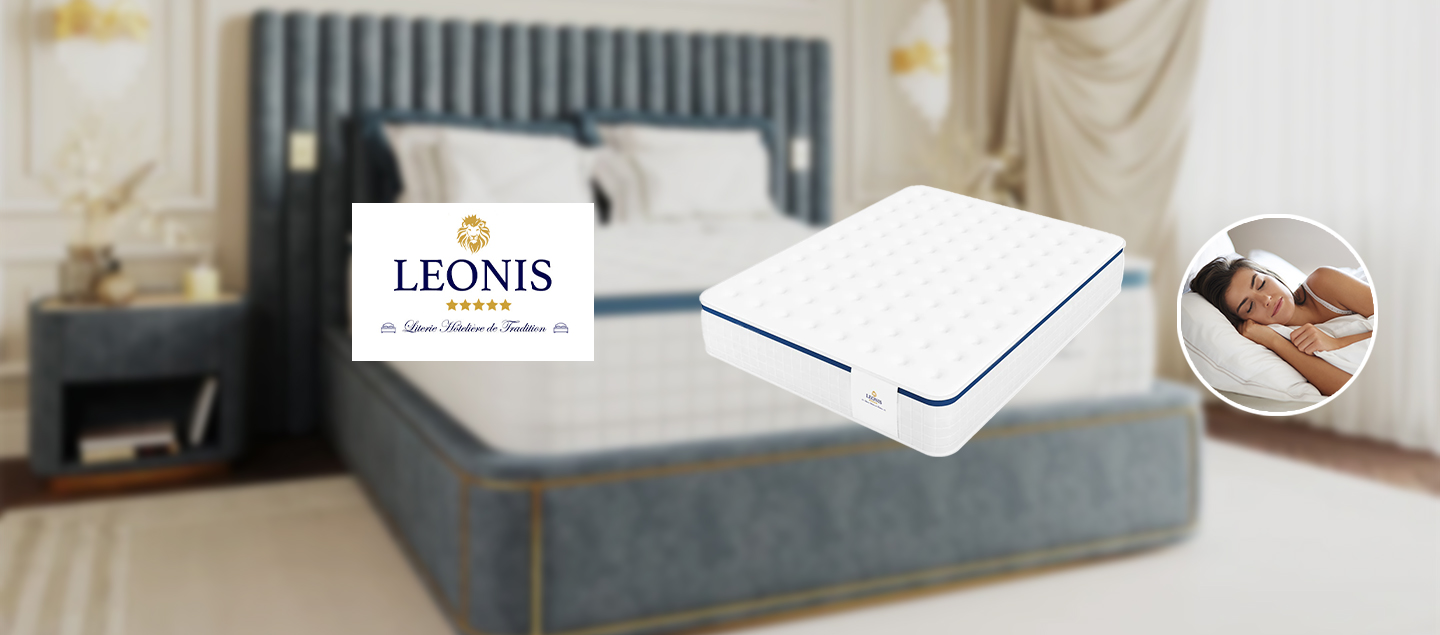Matelas Vasco avec mousse à mémoire de forme - épaisseur 30cm - LEONIS