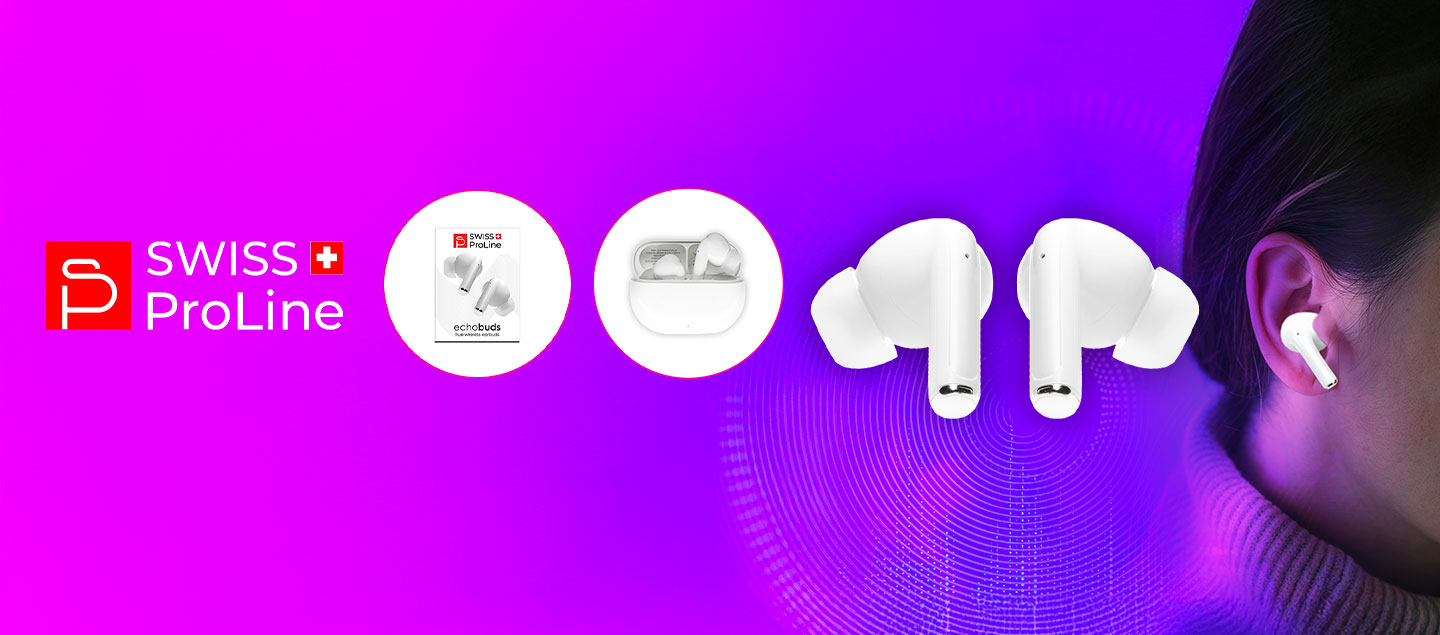 Écouteurs sans fil Bluetooth Swiss ProLine