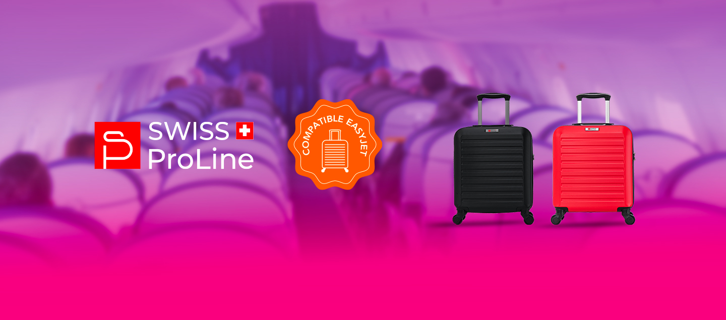 Valise cabine compatible EasyJet (45cm) Swiss ProLine