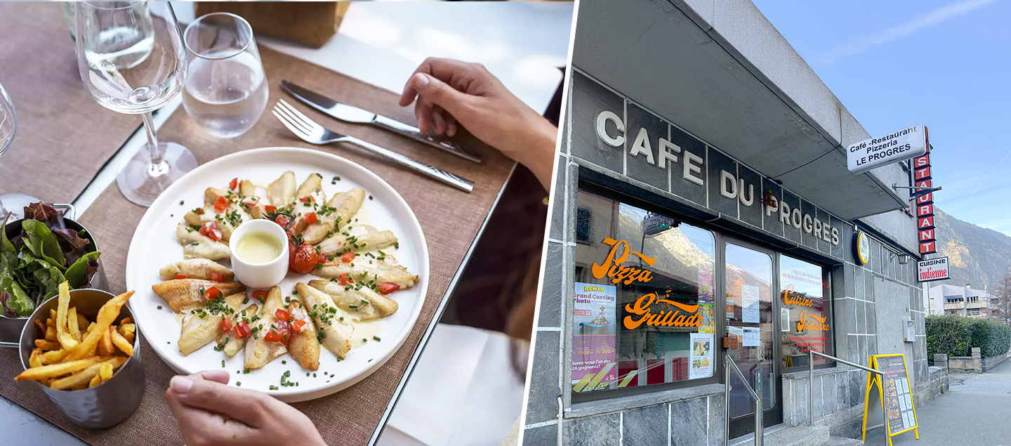 Menu Filets de perche avec entrée et dessert dès 2 personnes