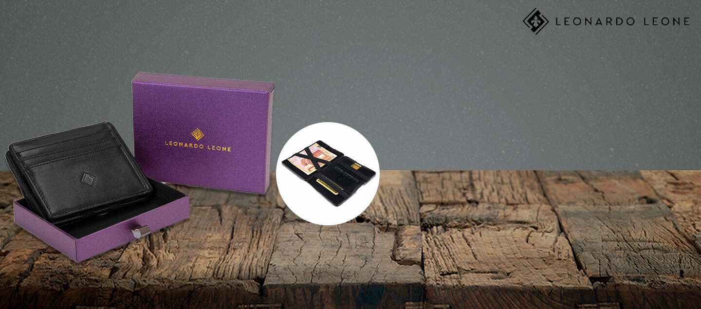 Porte-Monnaie Magic Milano en cuir avec protection RFID - Livraison offerte