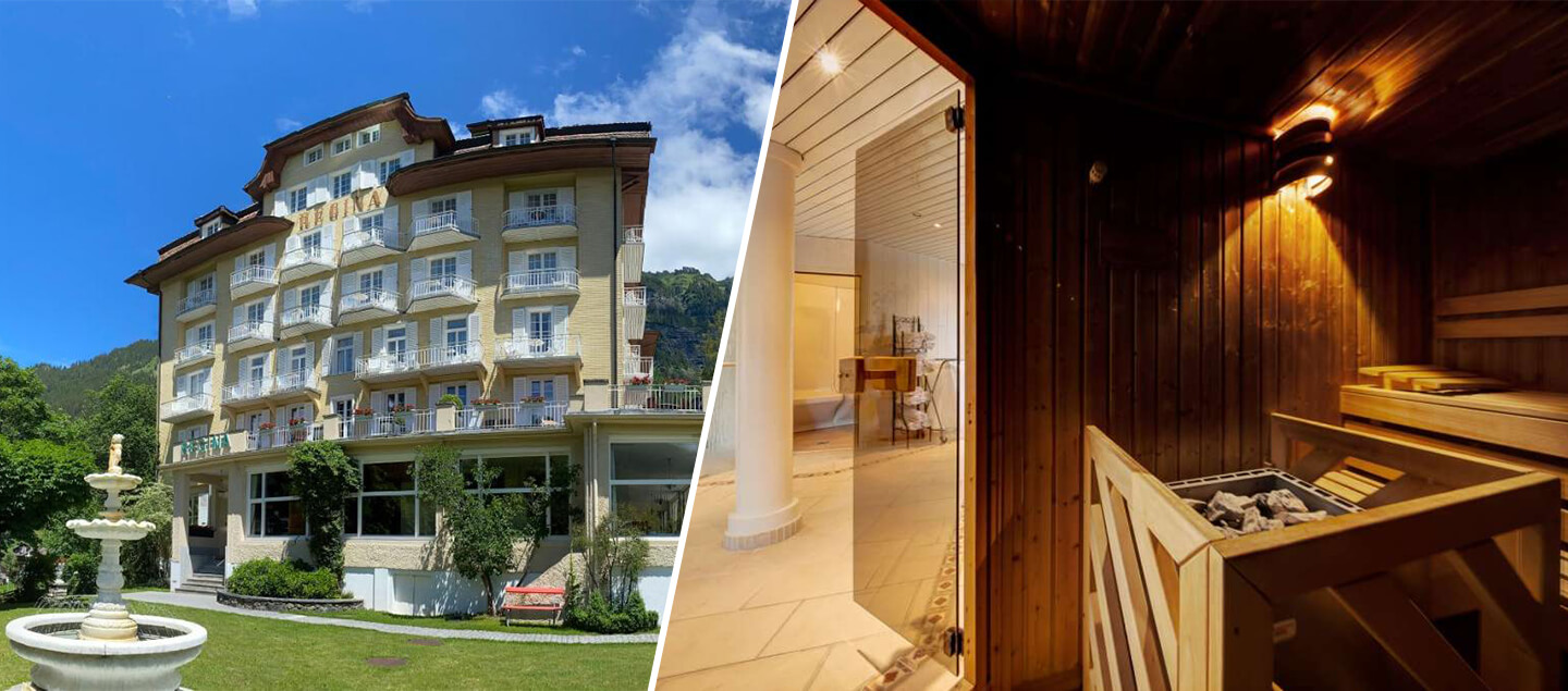 Séjour à l’Hôtel Regina 4**** à Wengen avec petit déjeuner, accès au Spa et Verre de bienvenue pour 2 personnes