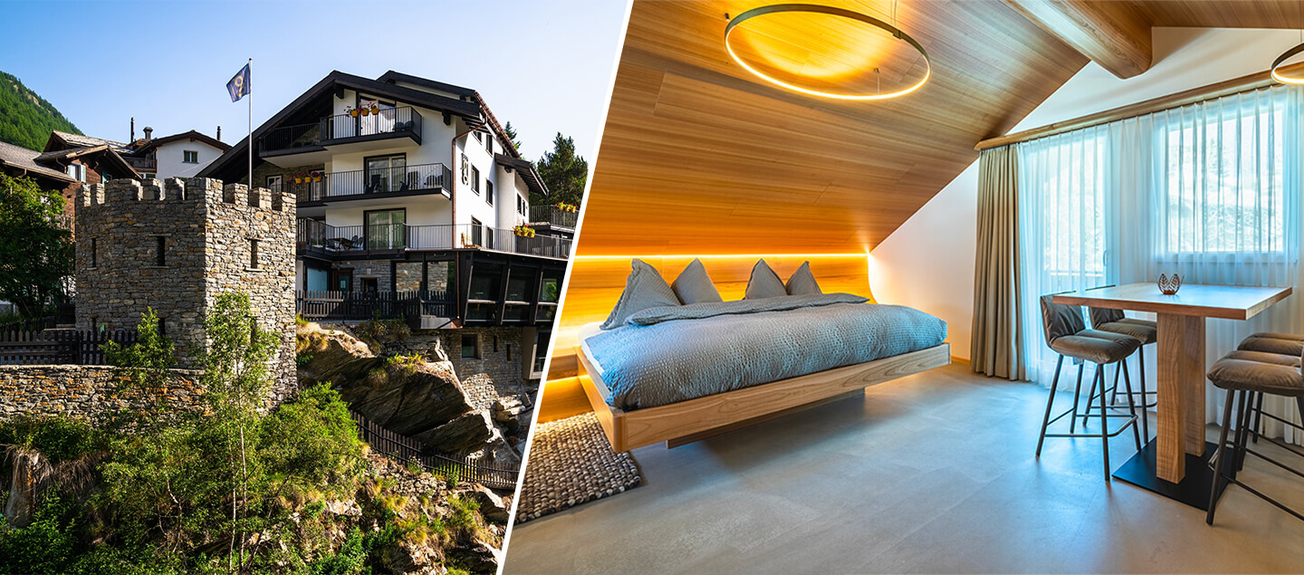 Séjour à Saas-Fee à l'Hôtel de La Gorge en Suite Junior pour 2 personnes
