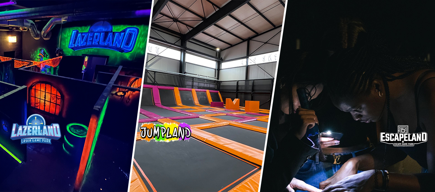 DEAL tout inclus - 1 partie d'Escape Game, 1 heure de Trampoline et 1 session de Laser Game (Bon valable jusqu'à 3 personnes)