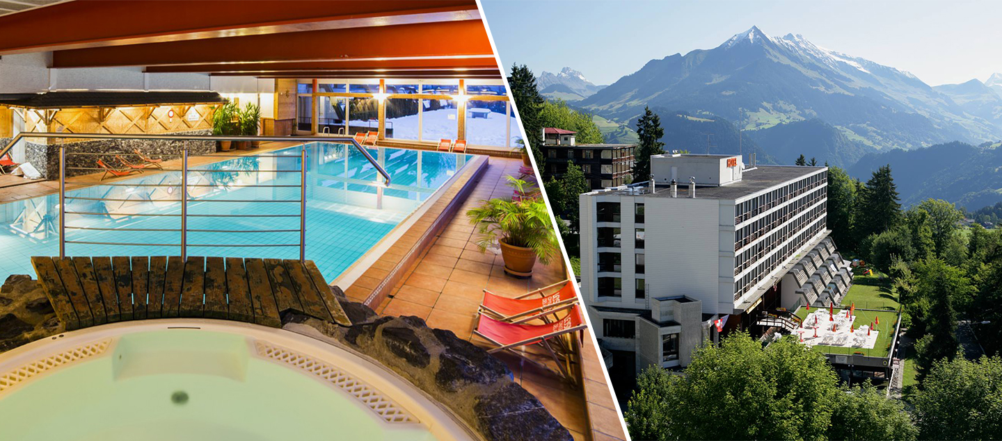 Séjour détente à Leysin avec accès illimité à l'espace Spa, verre de bienvenue et demi-pension dès 2 personnes