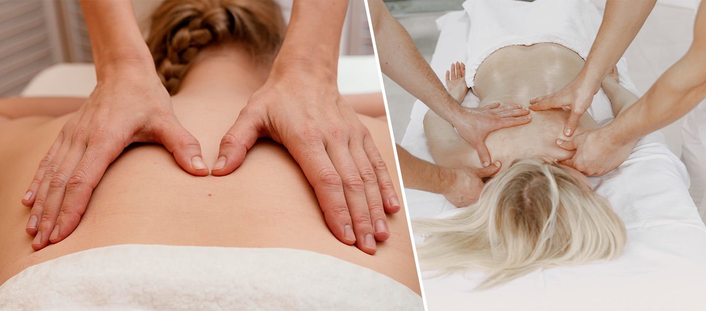 Massage thérapeutique à 2 ou 4 mains - 1 ou 3 séances
