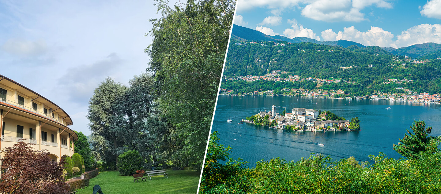 Cure intensive jeûne hybride de 5 jours au Lac d'Orta - 1 ou 2 personnes