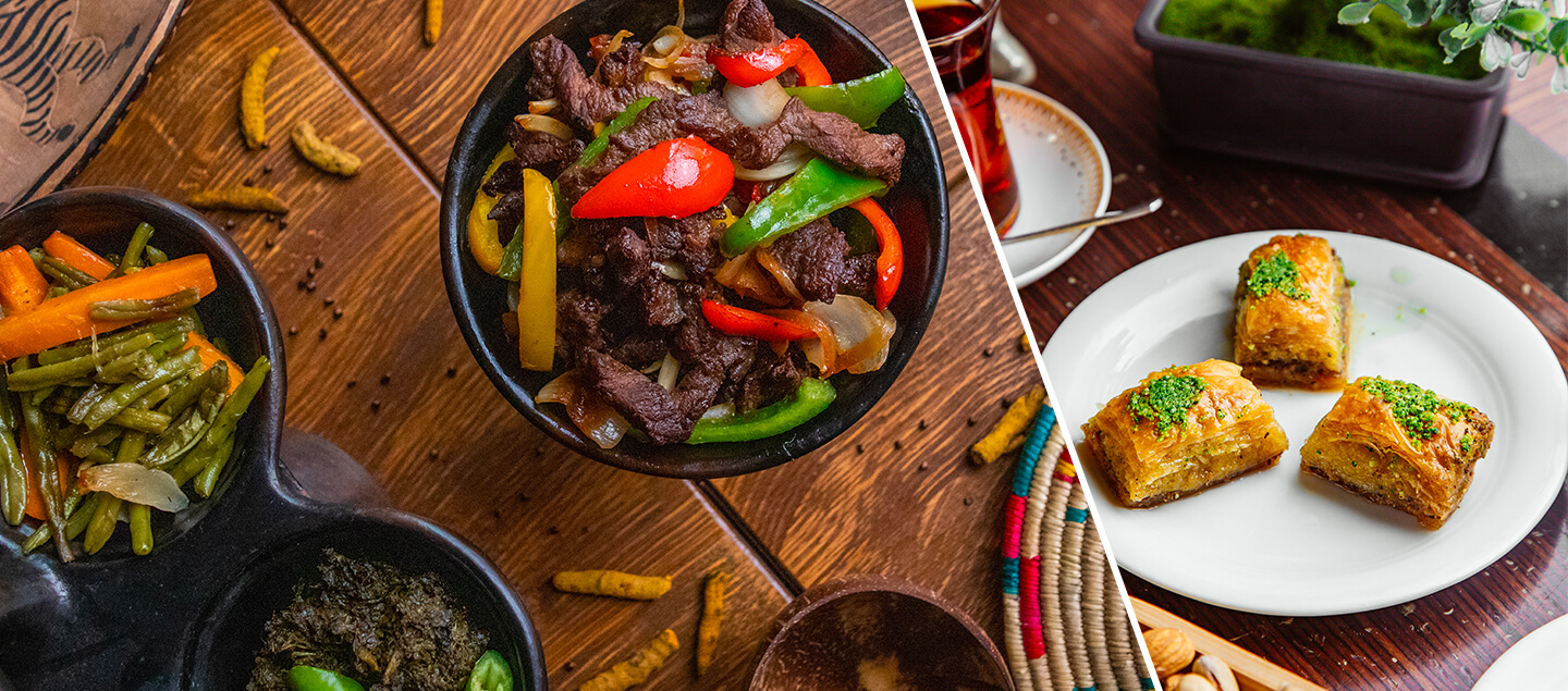 Menu de dégustation éthiopien dès 2 personnes