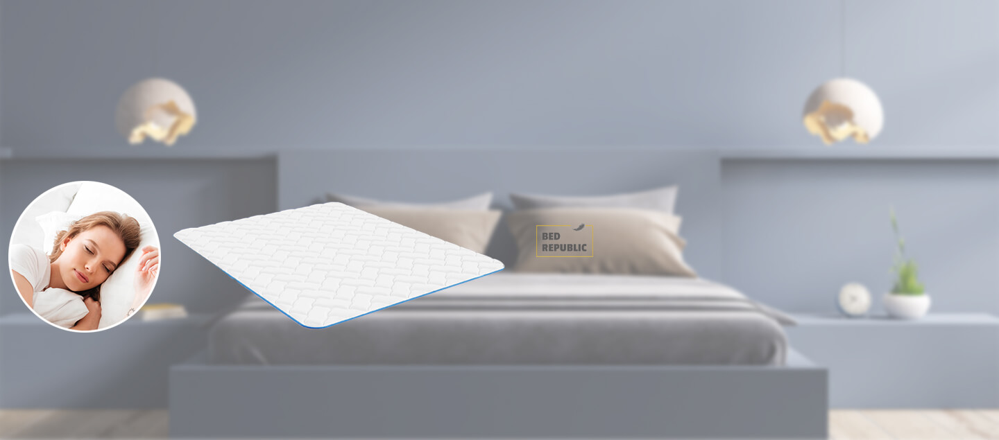 Surmatelas 2en1 à mémoire de forme à effet rafraichissant BedRepublic