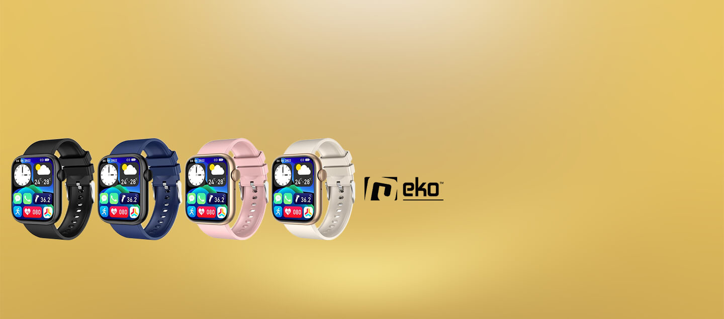 Montres connectée avec bracelet silicone sport Eko - Livraison offerte