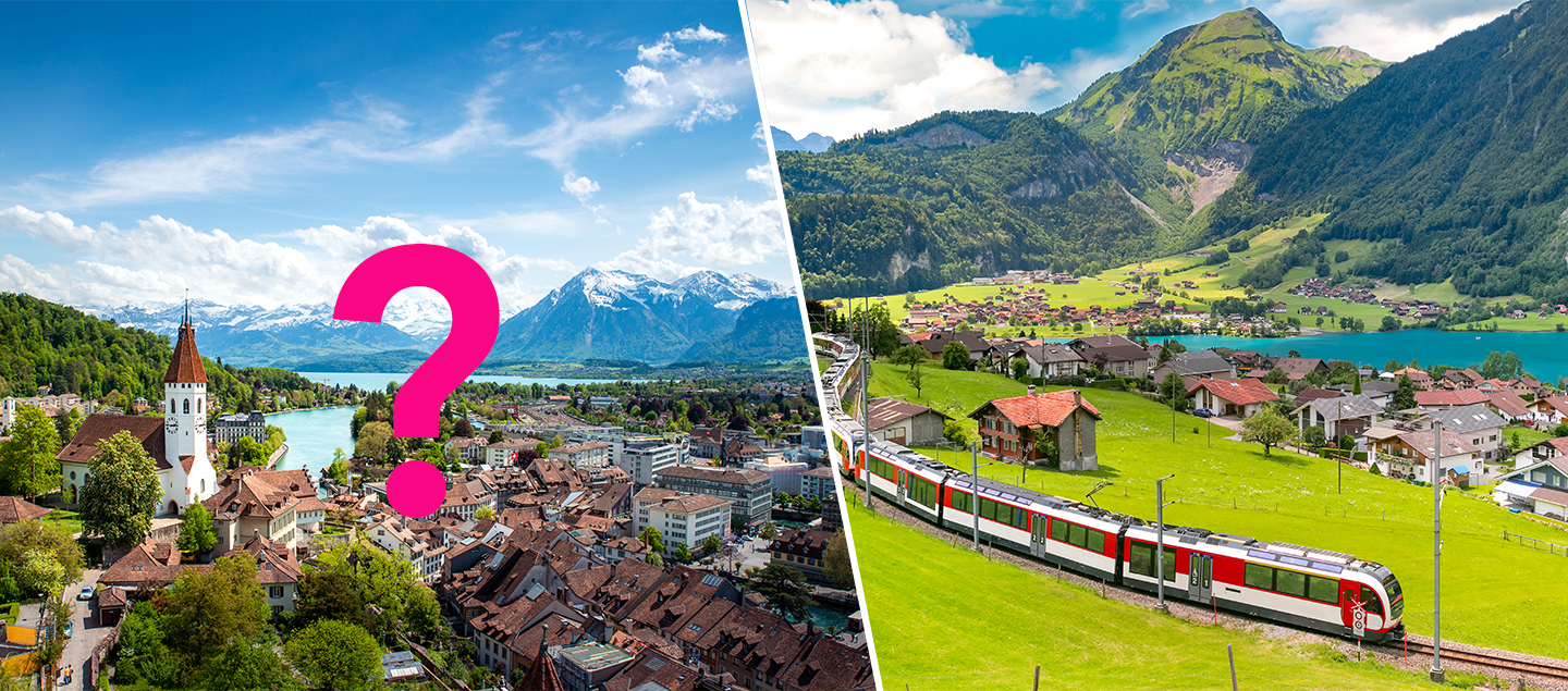 Voyage surprise dans une ville de Suisse en Train avec Petit-déjeuner pour 2 personnes