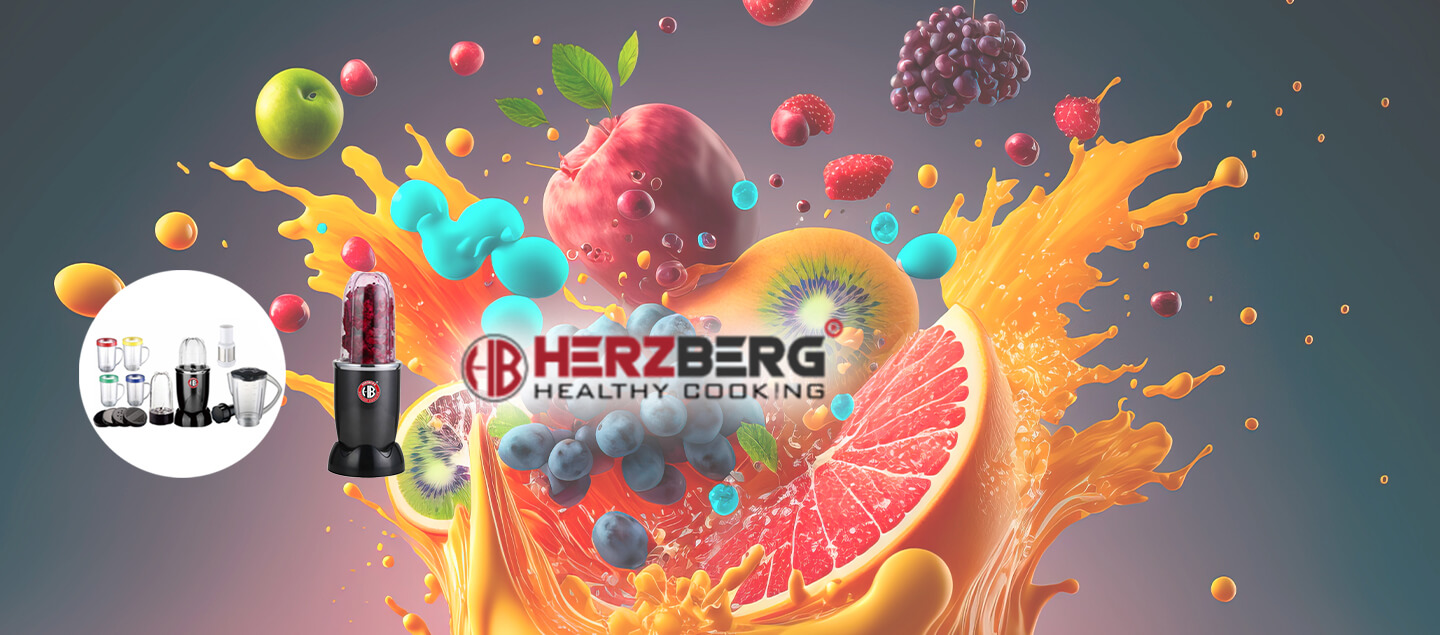 Blender-Mixeur multifonction avec 21 accessoires Herzberg