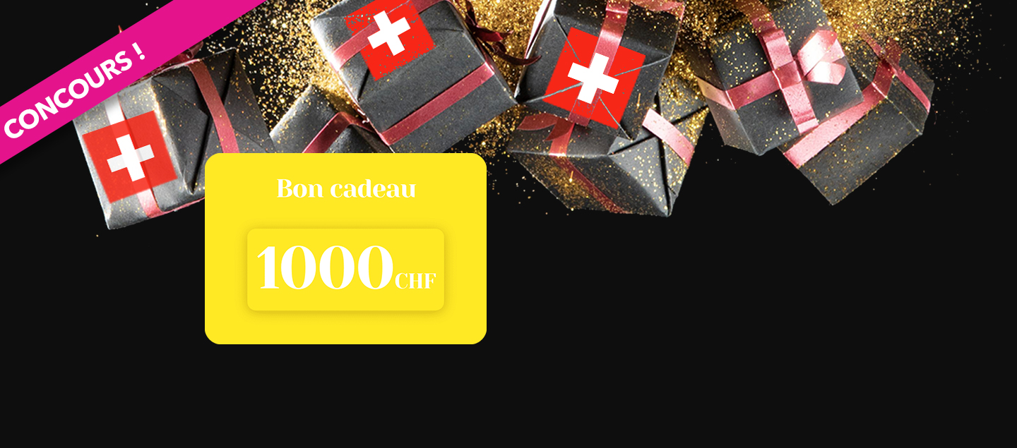 Concours Exceptionnel - Gagnez un Bon cadeau d'une valeur de CHF 1'000.- sur Realdeals.ch