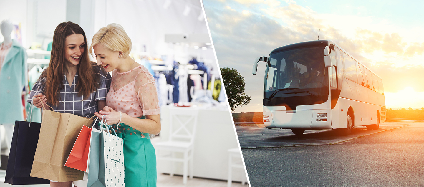Journée Shopping avec voyage en Bus (Lyon, Vicolungo, Turin, Milan ou Torino Outlet)