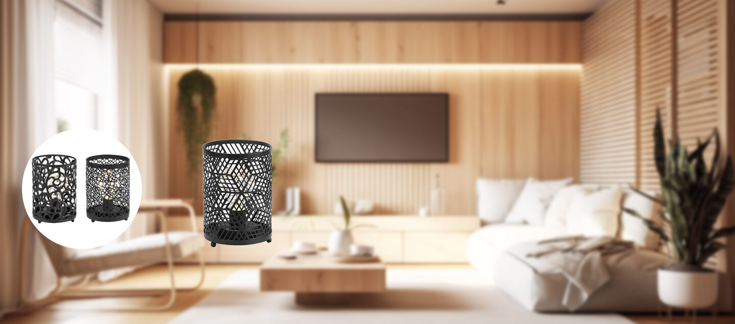 Set de 3 lampes LED moderne spirit