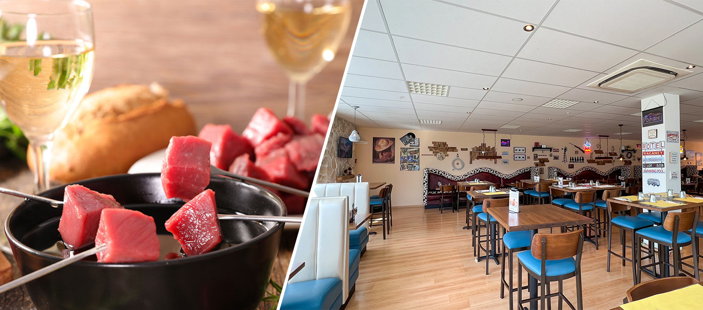 Menu Fondue chinoise poulet/boeuf avec entrée et dessert dès 2 personnes