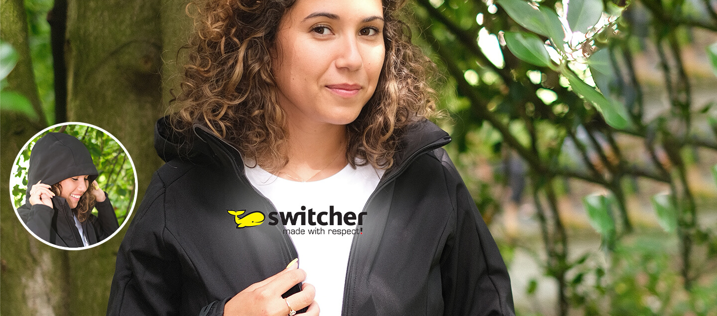Veste Softshell à capuche Femme Switcher 