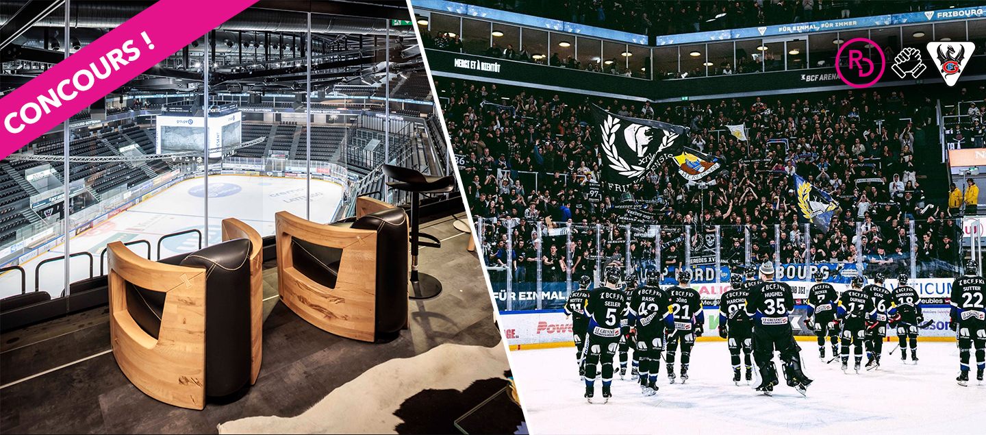 FGxRD - 12 Entrées VIP en Loge SkyBox Fribourg-Gottéron VS Ambri (24 octobre 2023) à gagner d'une valeur de CHF 3'000.-