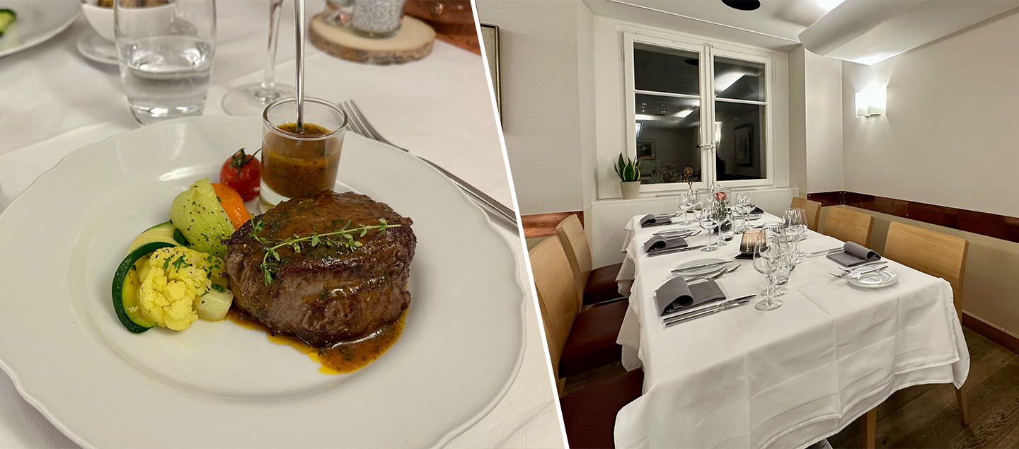 Menu Gastronomique avec entrée et dessert dès 2 personnes