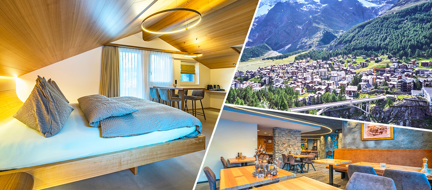 Séjour à Saas-Fee en chambre