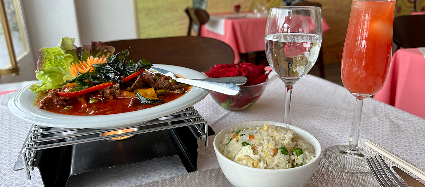 Menu découverte Thaï avec entrée, dessert et Cocktail de bienvenue dès 2 personnes