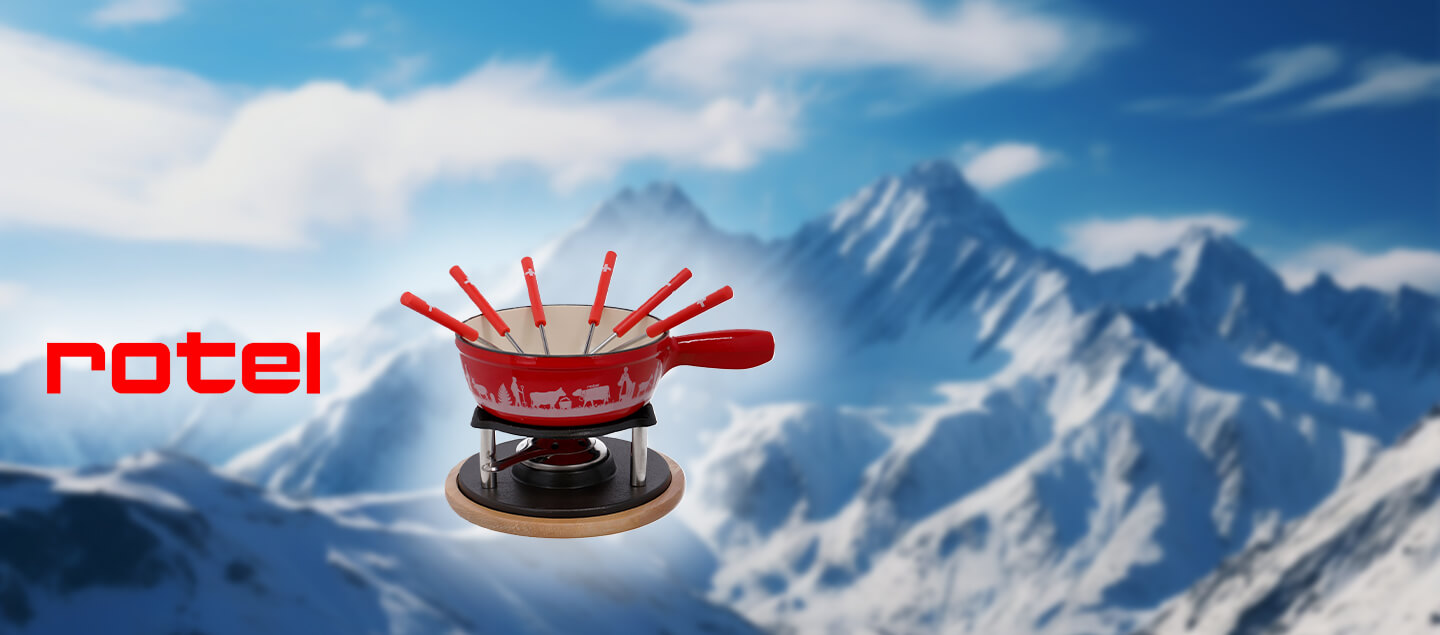 Caquelon Fondue Swiss Design