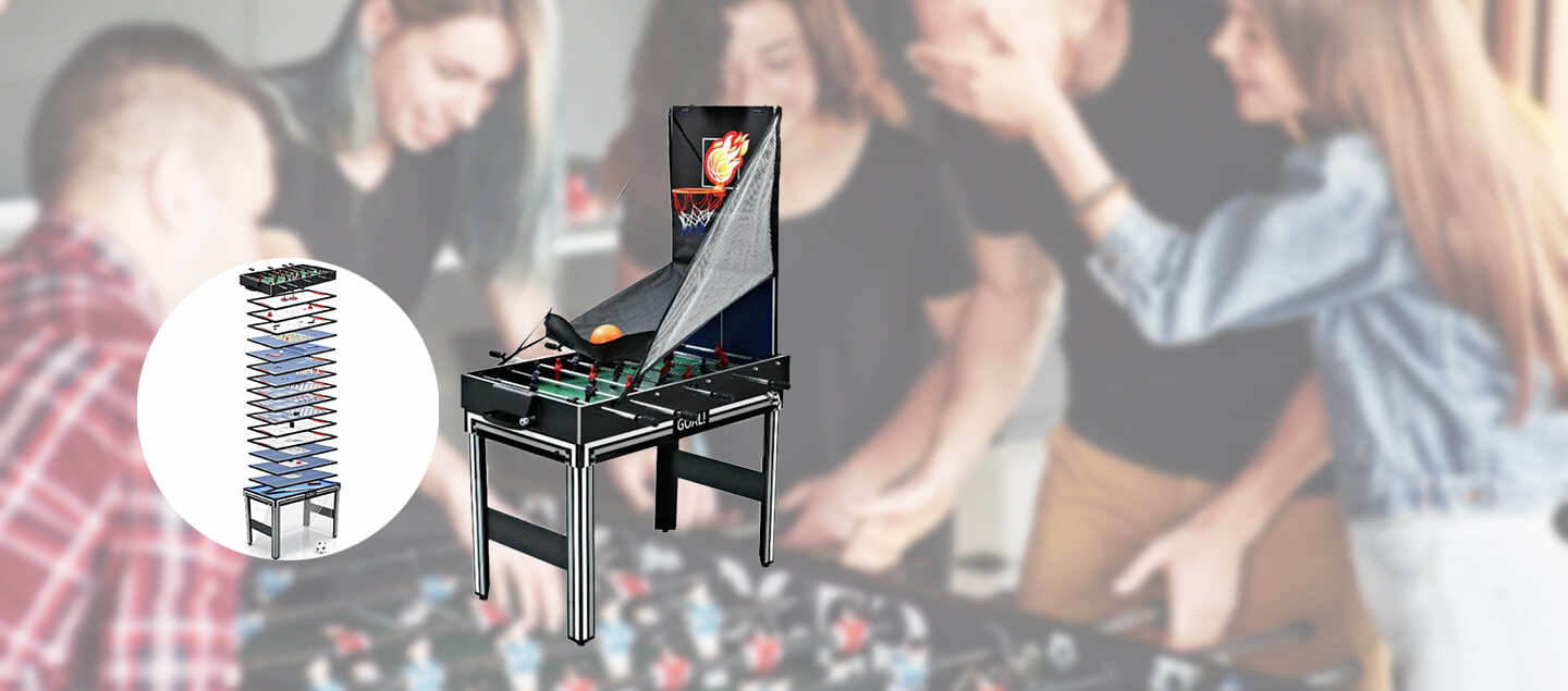 Table multi jeux 21en1
