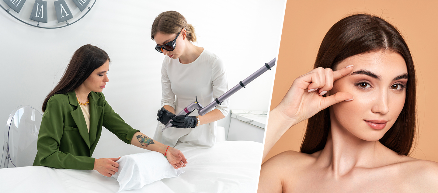 Détatouage sourcil ou corps au Laser picoseconde - 1, 2 ou 3 séances