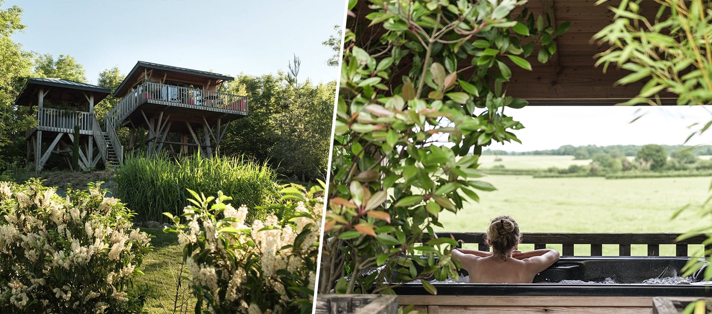 Séjour Insolite en chambre Luxe au cœur de la Bourgogne avec Spa privatif, Escapade, Apéritif et Petit-déjeuner pour 2 personnes