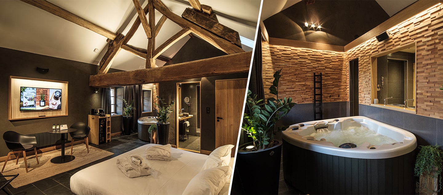 Séjour Bien-être en chambre Luxe au cœur de la Bourgogne avec Spa privatif, Massage et Petit-déjeuner pour 2 personnes