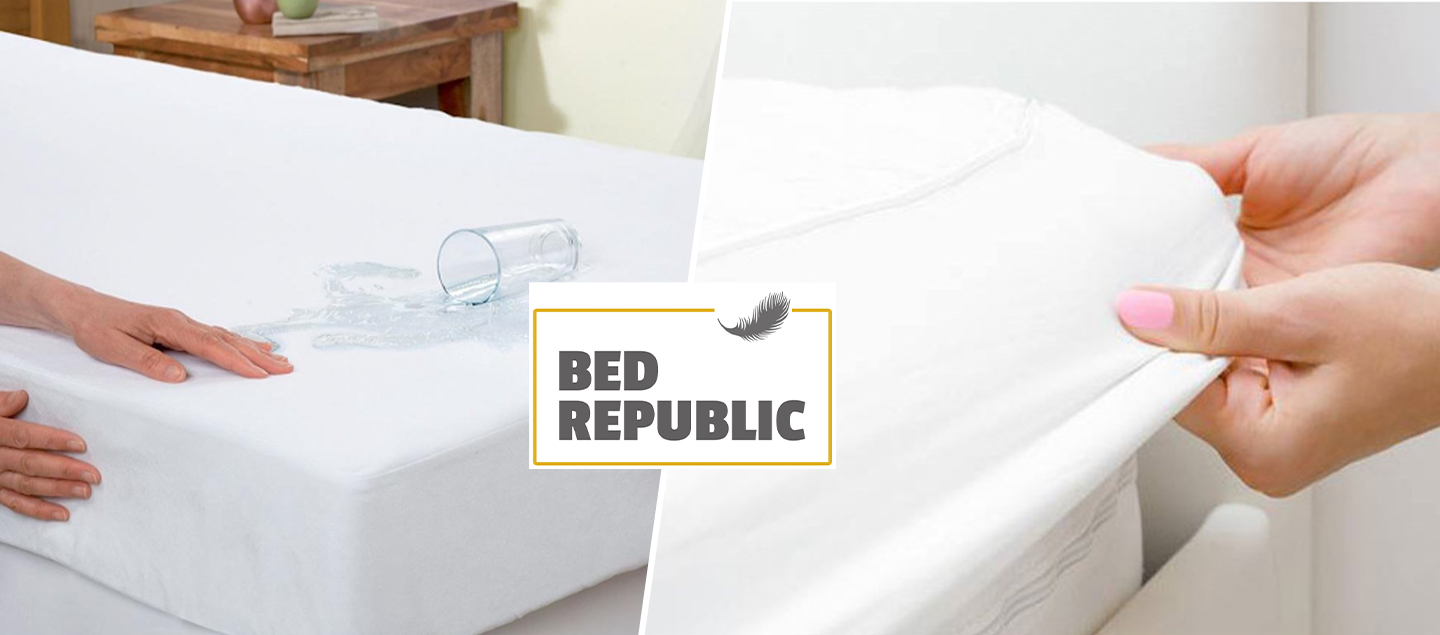 Protège matelas biologique fabriqué avec 100% de fibres de coton Essentials natur'  