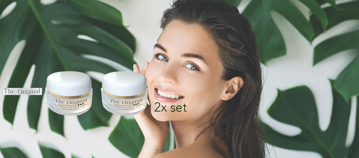 Set de 2 crèmes à l'escargot (remède miracle pour votre visage)